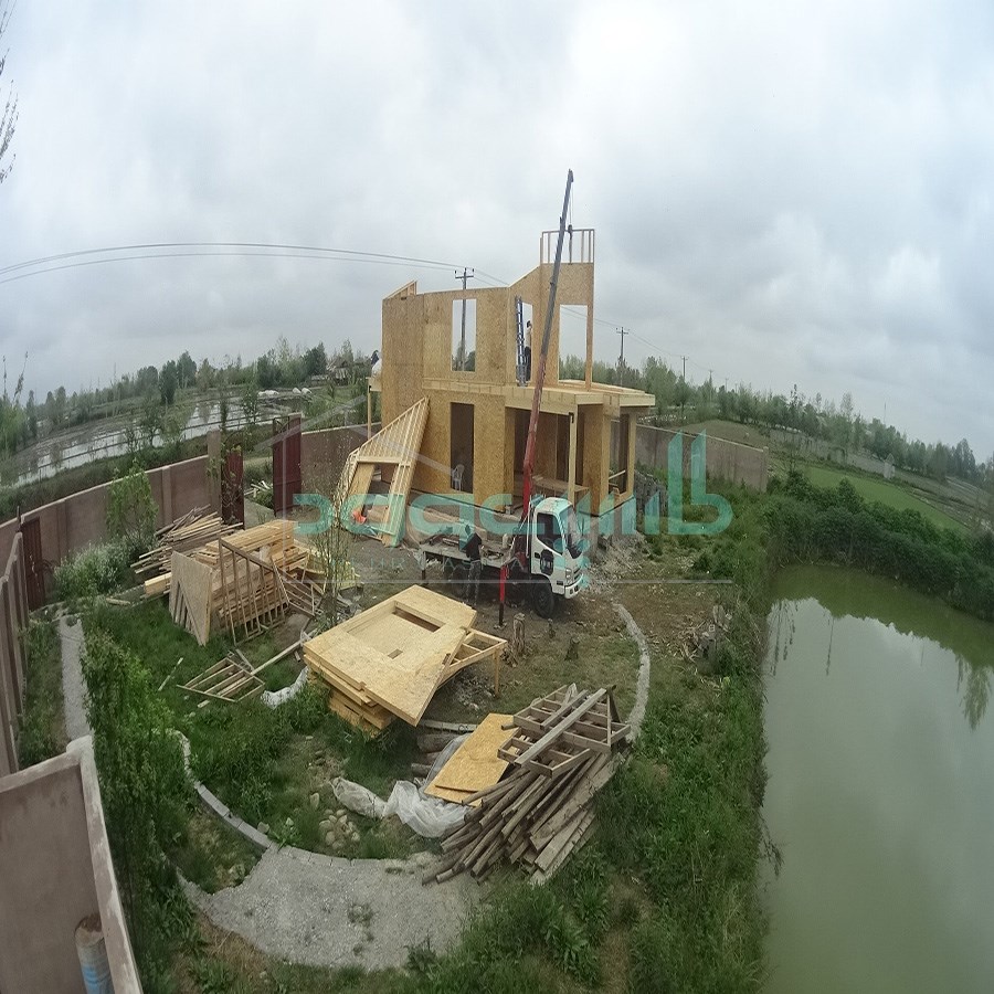 ساخت خانه چوبی در ساری | کاسپین وود